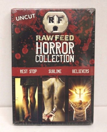 Raw Feed Horror Collection (DVD) (DVD, 2008, 3-Disc Set) New, Sealed