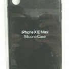 Genuine Apple Silicone Case For iPhone XS MAX -  Black
