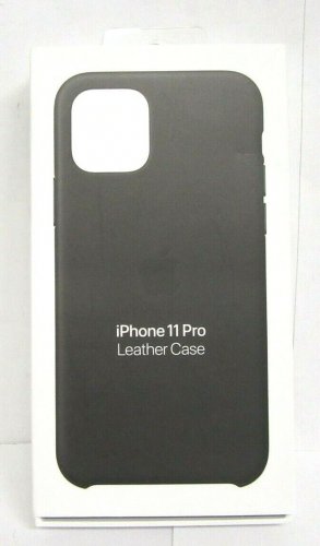 NOB Apple Leather Case iPhone 11 Pro MWYE2ZM/A - Black
