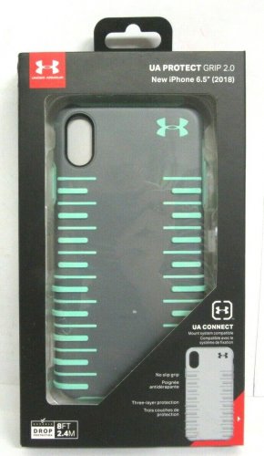 Under Armour - UA Protect Grip Case for Apple iPhone XS Max - Graphite/Crystal