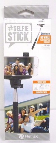 ReTrak - Bluetooth Selfie Stick - Black