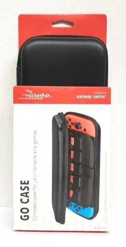 Rocketfish Go Travel Case for Nintendo Switch - Black