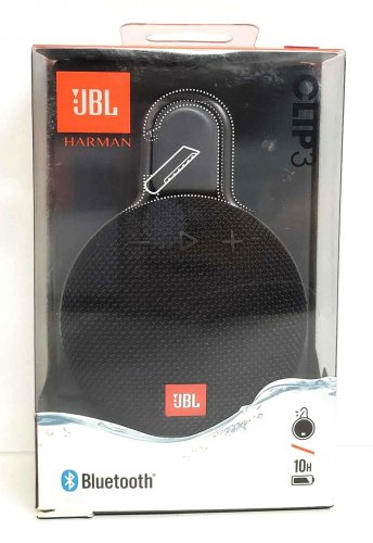 NOB JBL Clip 3 Portable Waterproof Wireless Bluetooth Speaker Black