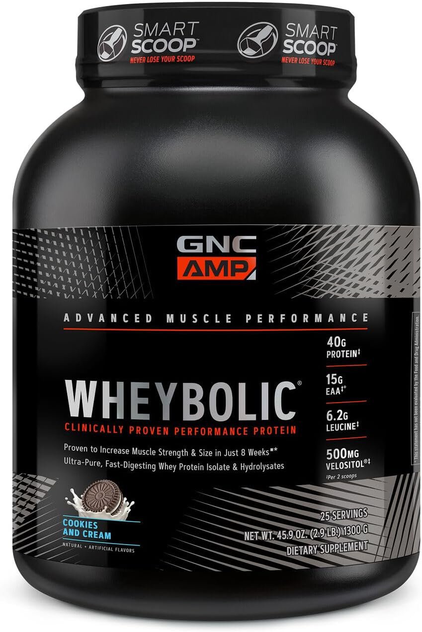 GNC AMP Wheybolic Protein Powder | Targeted Muscle Building And Workout