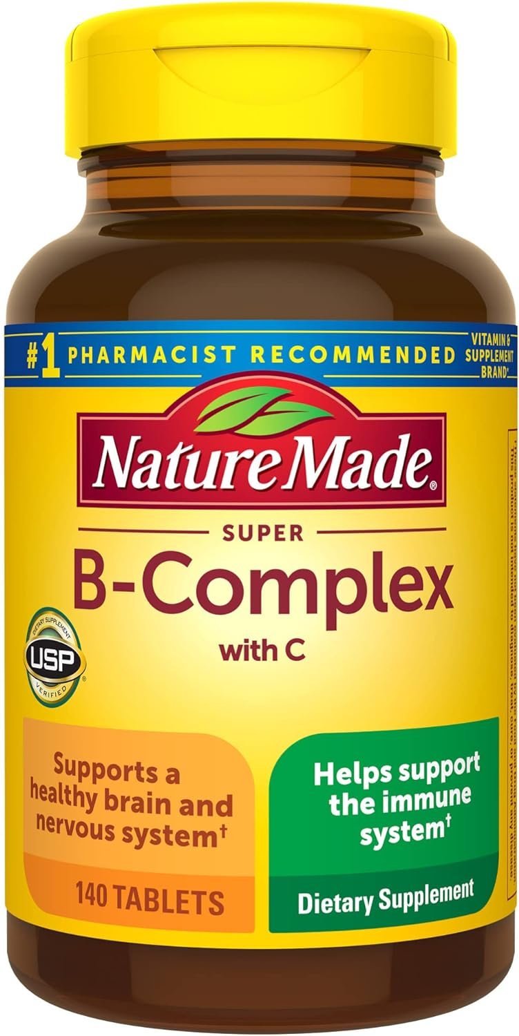 Nature Made Super B Complex with Vitamin C and Folic Acid