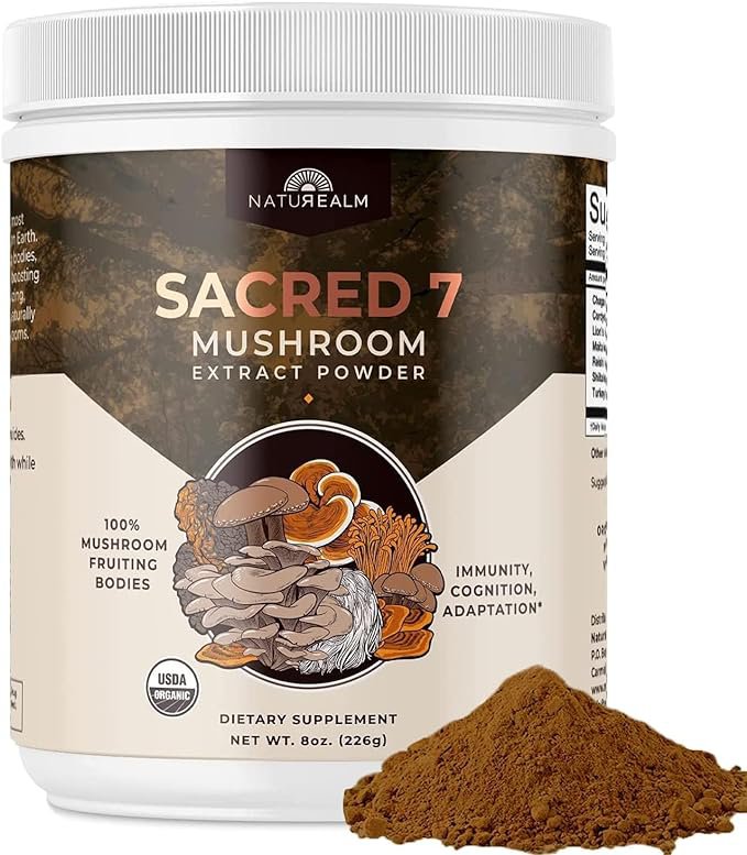 Naturealm - Sacred 7 Mushroom Extract Powder