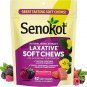 Senokot Laxative Soft Chews, Overnight Constipation Relief with Senna Extract
