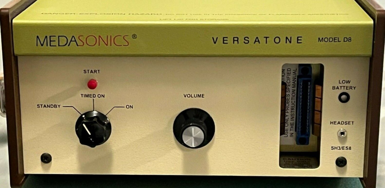 MEDASONICS D8 Versatone Ultrasonics  w/ P82 Probe