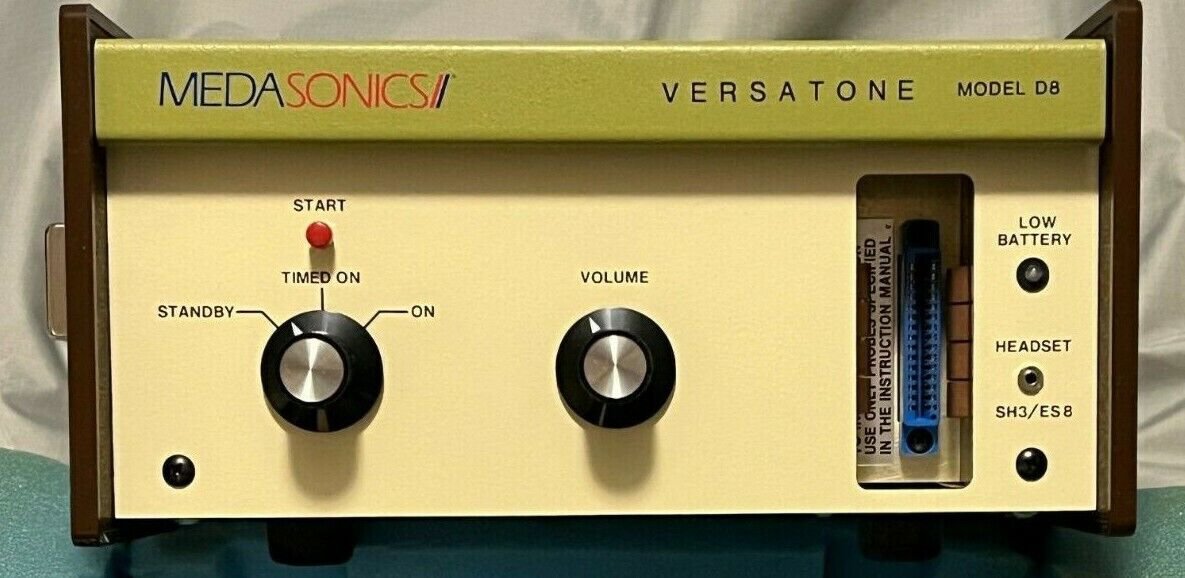 MEDASONICS D8 Versatone Ultrasonics w/ P84 & P82 Probe