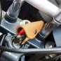 Handcrafted Leather Key Fob: A Stylish Solution to Protect Your Motorcycle's Paint