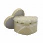 Soap Flower Gift Bouquet - 13 whit Roses - Heart