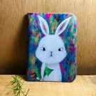 cross-eyed  eyes rabbit Passport Cover