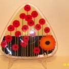 Floral Tempered Glass Plate