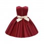 Girls sequin party dress with bow