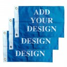 Bagetu Personalized 3PCS Boat Flags Custom Small Flag for Boat