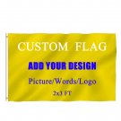 Bagetu Custom National Flag for Outdoor Personalized Outside Banner Camping Flag Yard Sign