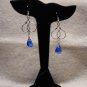 LC984E - Capri Blue Swaroski Earrings