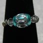 LC993R - Aqua Diamond Cut Ring