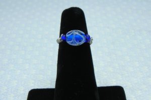 LC995R - Blue Feather Ring