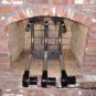 124,000 BTU Fireplace Furnace - Wood Burning Fireplace Grate Heater Heat Exchanger w/Blower