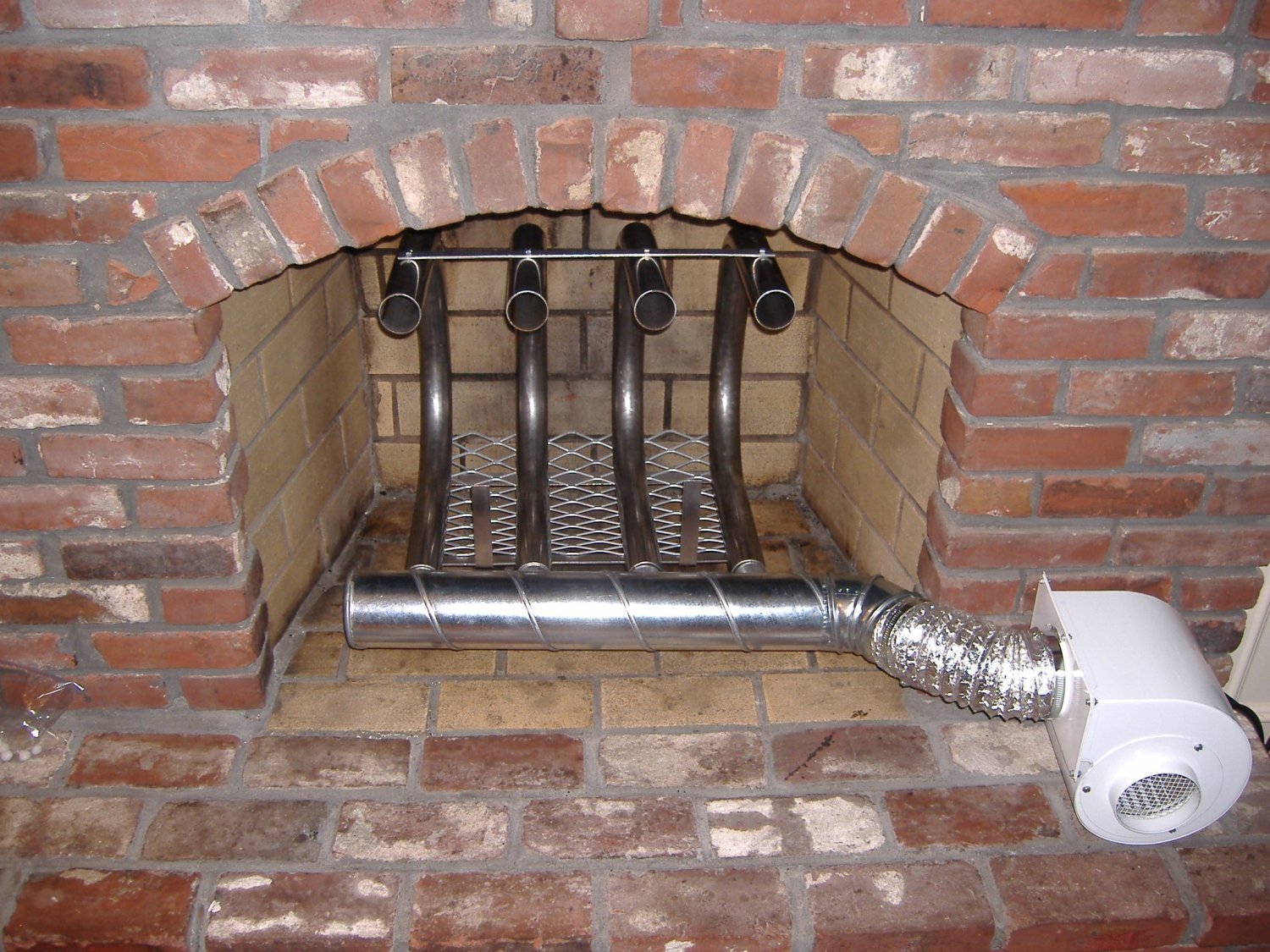 Fireplace Furnaces -120,000 BTU Wood Burning Fireplace Grate Heater ...