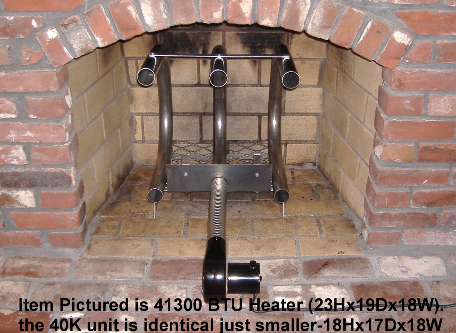 Fireplace Furnace - 40,000 BTU Wood Burning Fireplace Grate Heater ...