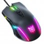ONIKUMA Wired Gaming Mouse, 7 Programmable Buttons and 7 RGB Lighting Modes