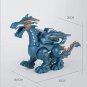 Simulation Fire Mechanical Dinosaur Water Spray Cold Light Children's Play Model Toys for Children.