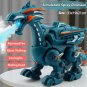 Simulation Fire Mechanical Dinosaur Water Spray Cold Light Children's Play Model Toys for Children.