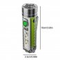 Portable and Multifunction USB C Rechargeable LED Flashlight.
