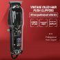 Transparent Professional T9 Rechargeable Hair Clipper