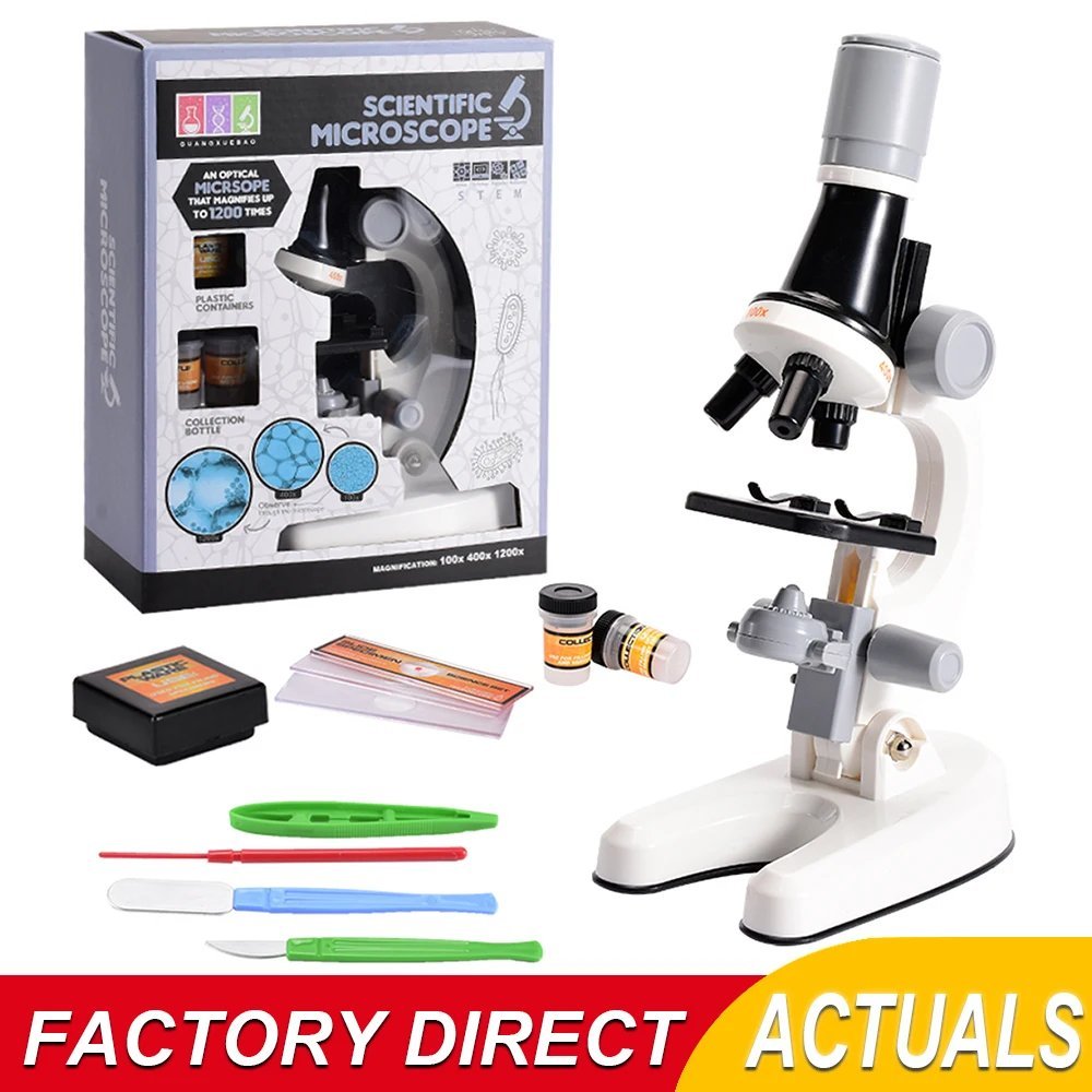 Zoom Microscope for Kids LED Biology Lab