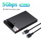 Hard Drive Case Enclosure 2.5 inch Micro B USB 3.0 Type C
