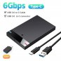 Hard Drive Case Enclosure 2.5 inch Micro B USB 3.0 Type C