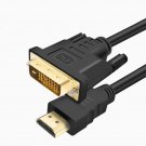 DVI to HDMI HDTV to DVI 24+1 Male to Male HDTV Video Cable Adapter Cable