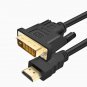 DVI to HDMI HDTV to DVI 24+1 Male to Male HDTV Video Cable Adapter Cable