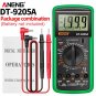 ANENG DT9205A Digital Multimeter AC/DC Transistor Electrical Tester