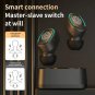 Wireless Bluetooth Headphones with Touch Light