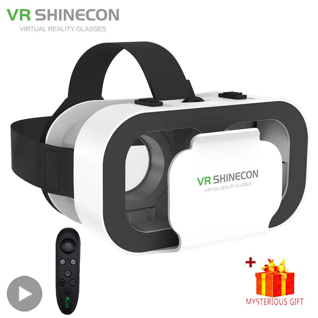 Shinecon 3D Glasses Devices with Headphones