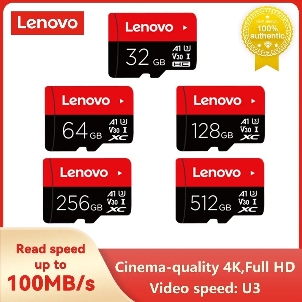 Lenovo V30 4K Full HD memory card