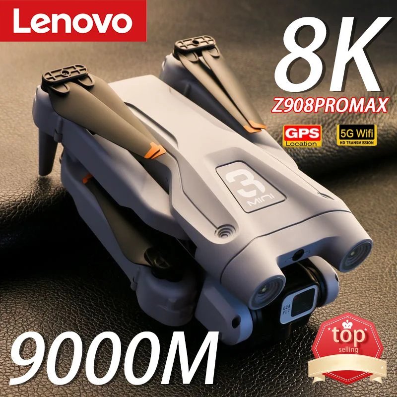 Lenovo Z908 Pro Max Drone Brushless Motor 8K Professional GPS