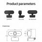 1080P Mini HD Webcam with Microphone