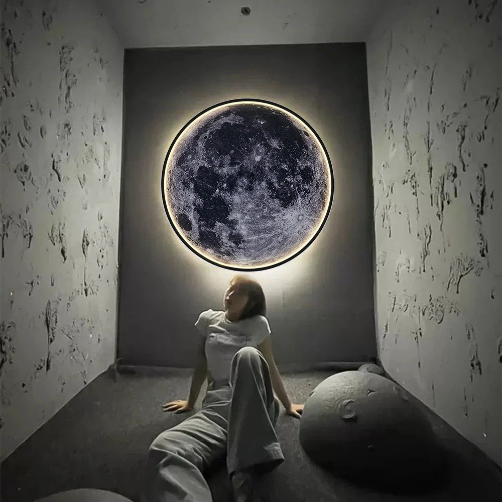 IRALAN Moon Light Wall Mural 3D