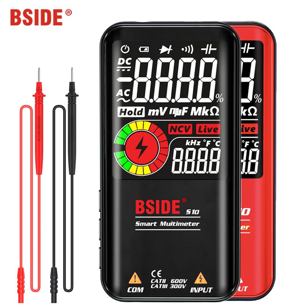 BSIDE S10 Digital Multimeter Professional Intelligent DC AC Multimeter