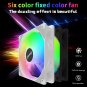 120x120x25mm 12V PC RGB Cooler Fans for Computer Case Air Cooling
