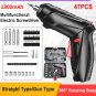 Household Electric Screwdriver and Rechargeable Mini Cordless Impact Drill