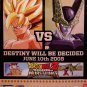 Dragon Ball Z BURST LIMIT Original Game Poster SET 3' x 4' Rare 2008 MINT