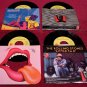ROLLING STONES Original 45rpm Collection ( 4 ) with Rare Picture Sleeves TATTOO YOU 1981 Mint
