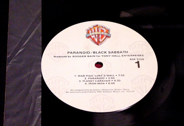 ozzy osbourne paranoid album