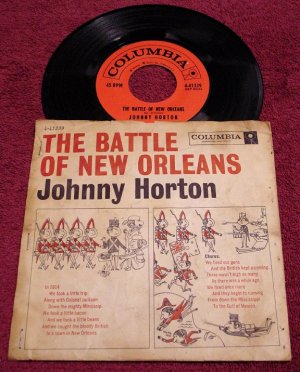 Johnny Horton * BATTLE of NEW ORLEANS * Original 45rpm with